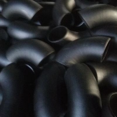 kualitas  6 Inch Ansi B16.9 Carbon Steel Pipe Fittings Seamless 90 Degree Long Radius Elbow pabrik