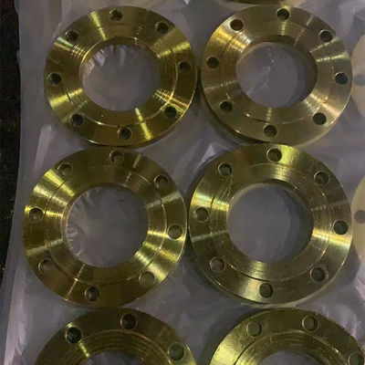 Slip On Flange Pipa ANSI Lukisan Kuning Ketebalan Dinding SCH5s-SCH160